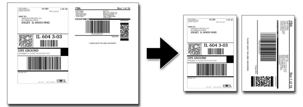 Convert FBA Labels Into 4x6